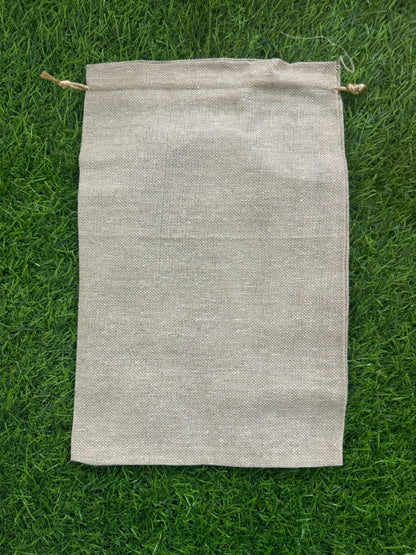 Jute Potli Bag - 8x12 inch  - 10 Pieces