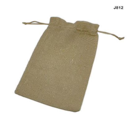 Jute Potli Bag - 8x12 inch  - 10 Pieces