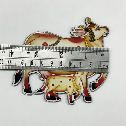 Pichwai Cow Cutout - 2 pieces , Design - 1