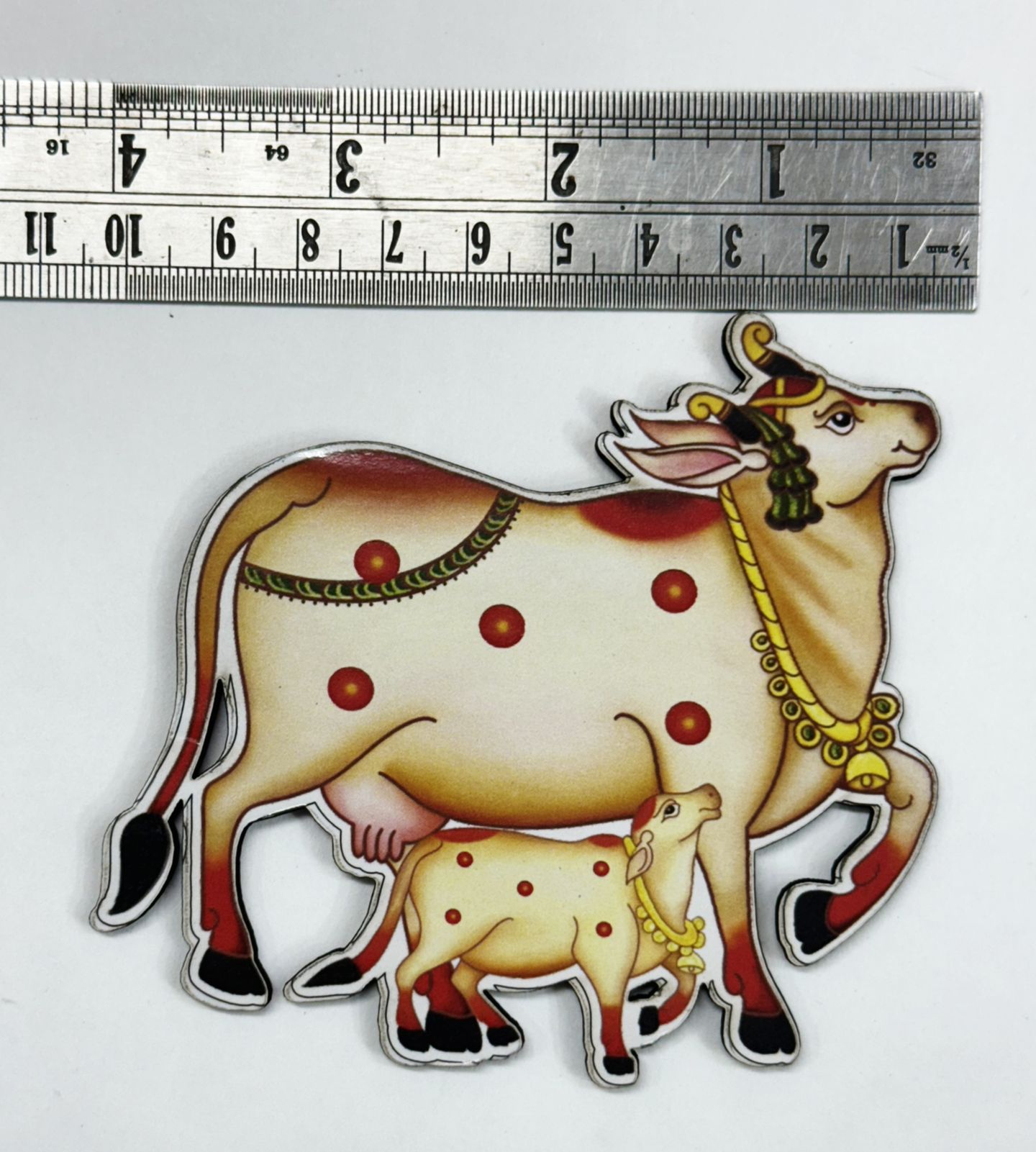 Pichwai Cow Cutout - 2 pieces , Design - 1