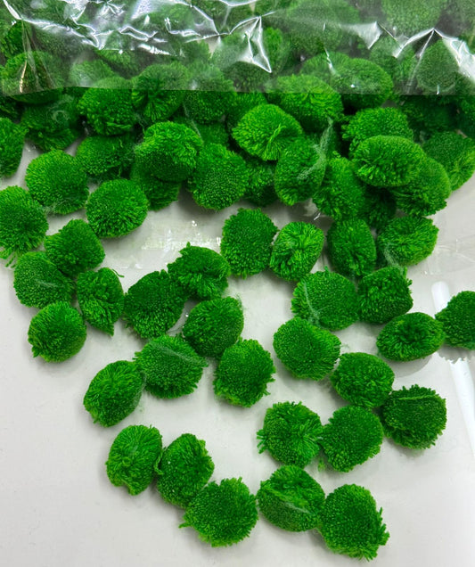 Pom Pom Balls - 250 gm - Green