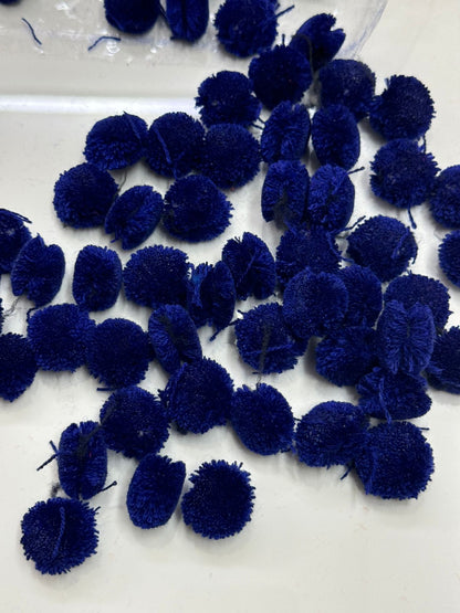 Pom Pom Balls - 250 gm - Dark Blue