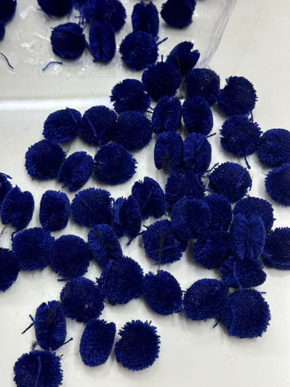 Pom Pom Balls - 250 gm - Dark Blue