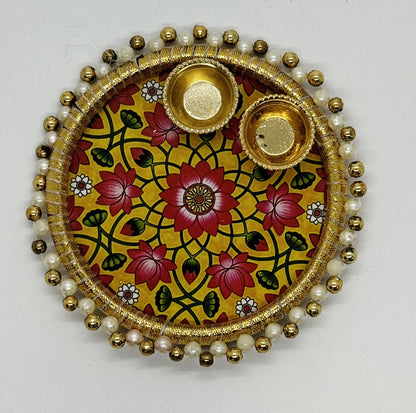 Ready To use Thali - 1 piece, Design -2