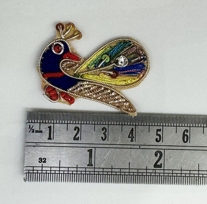 Peacock Patch- 2 pieces, Design -6