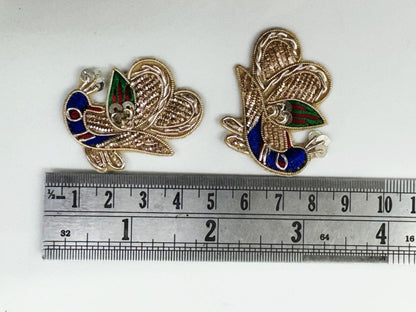 Peacock Patch- 2 pieces, Design -7