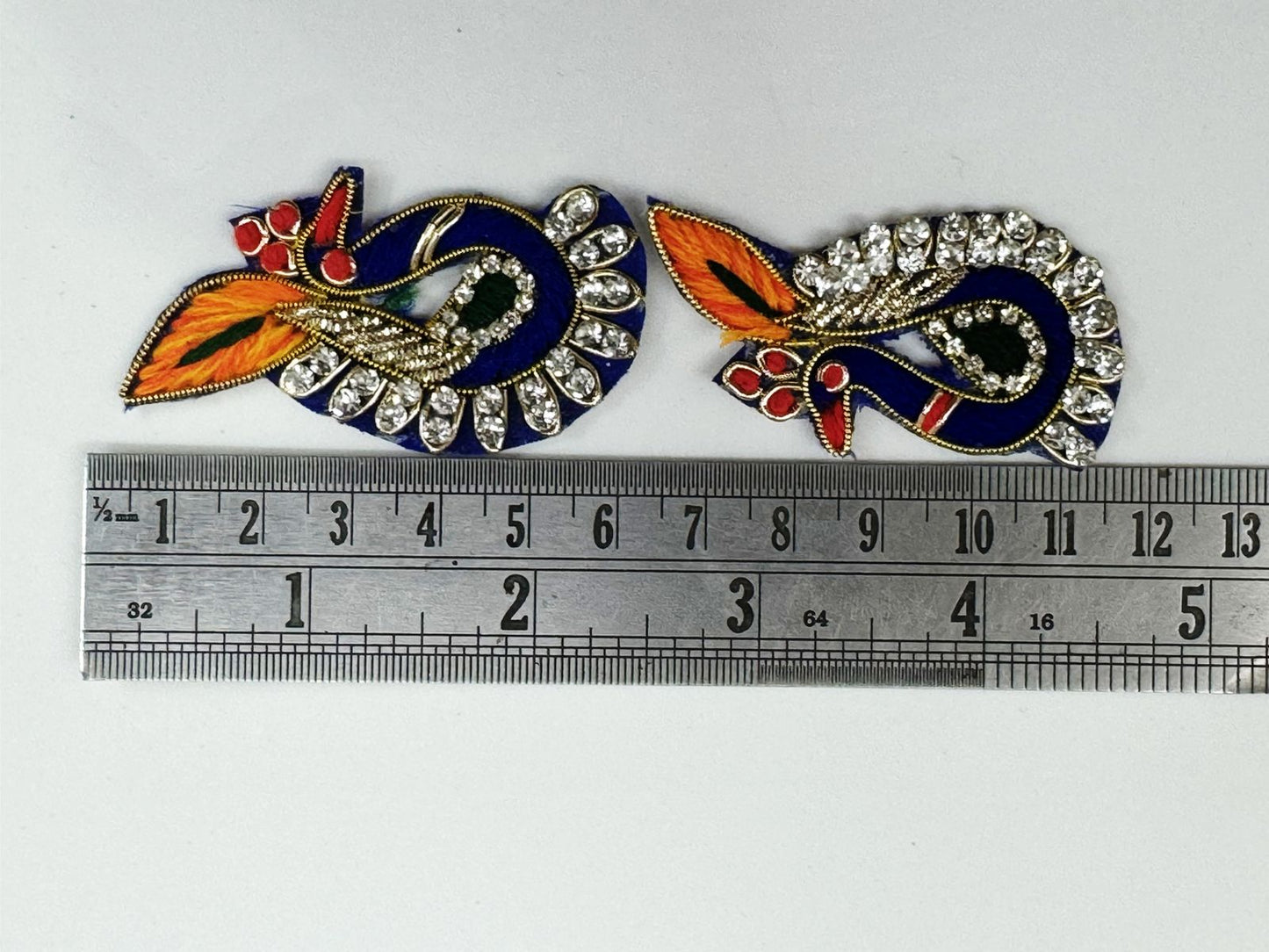 Peacock Patch- 2 pieces, Design -8