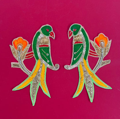 Parrot Patch- 2 pieces, Design -11