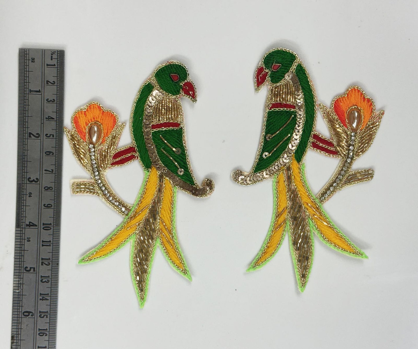 Parrot Patch- 2 pieces, Design -11