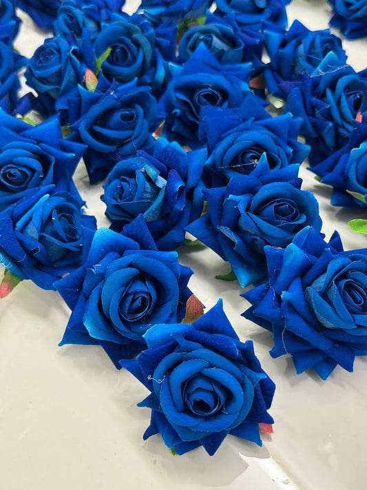 Velvet ROSES- 5 pieces shade - Royal Blue