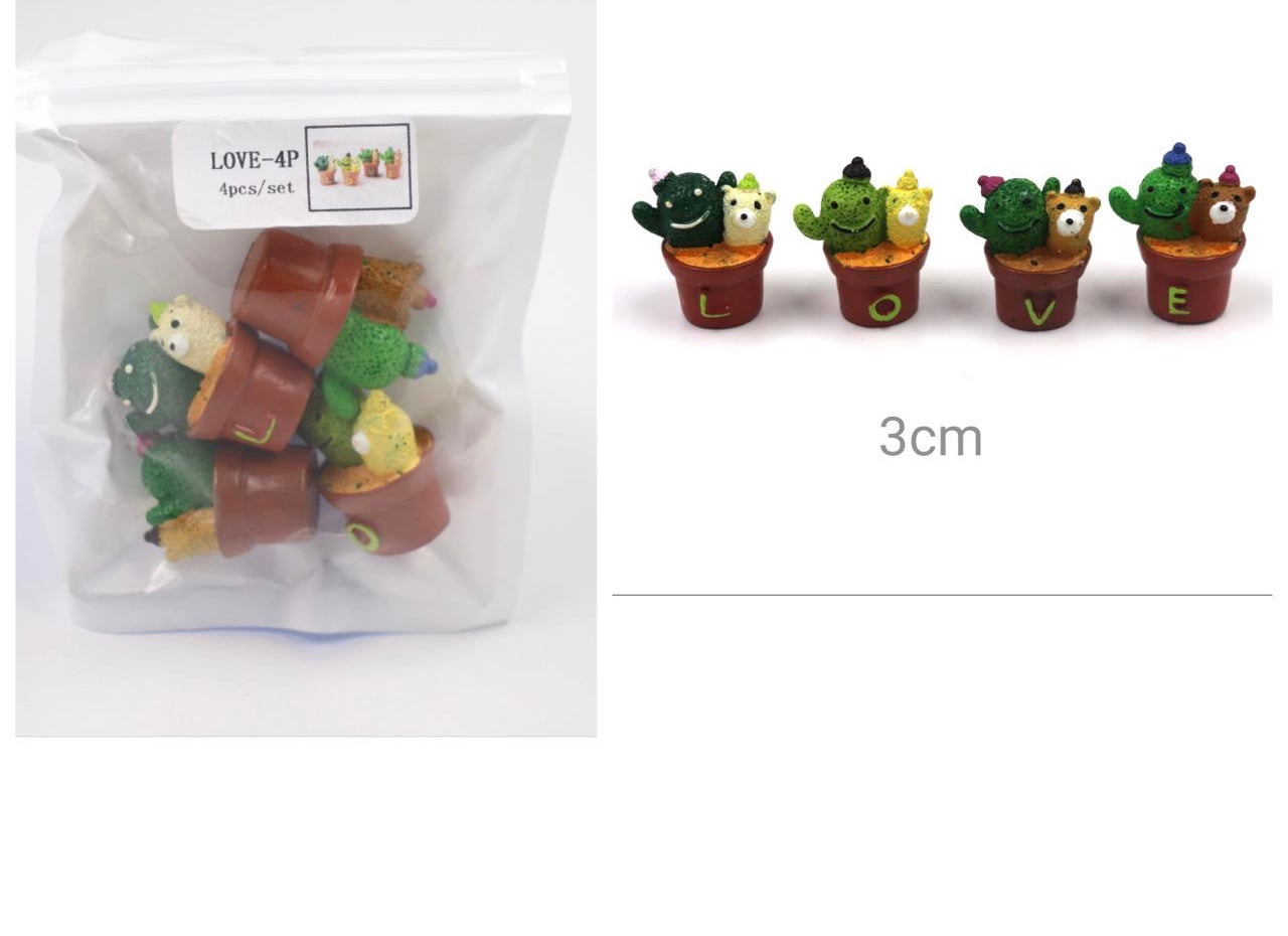 Plant Love Miniature 4 Piece per set -O-4