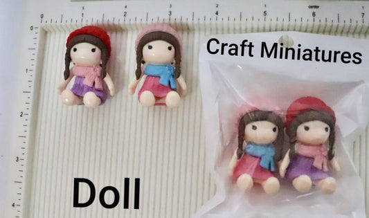 Doll Miniature- 2 pieces per set, O-15