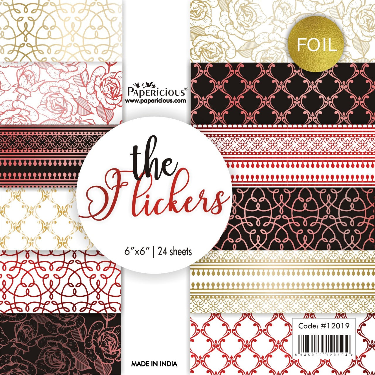 The Flicker – 6*6 inch- Gold Foil