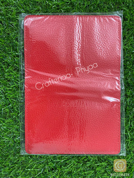 Passport Covers Set -1 Piece- Red