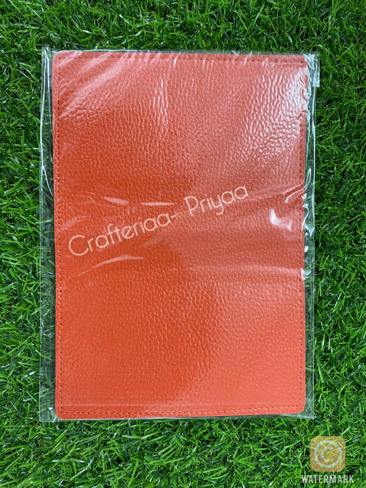 Passport Covers Set -1 Piece- Reddish Orange