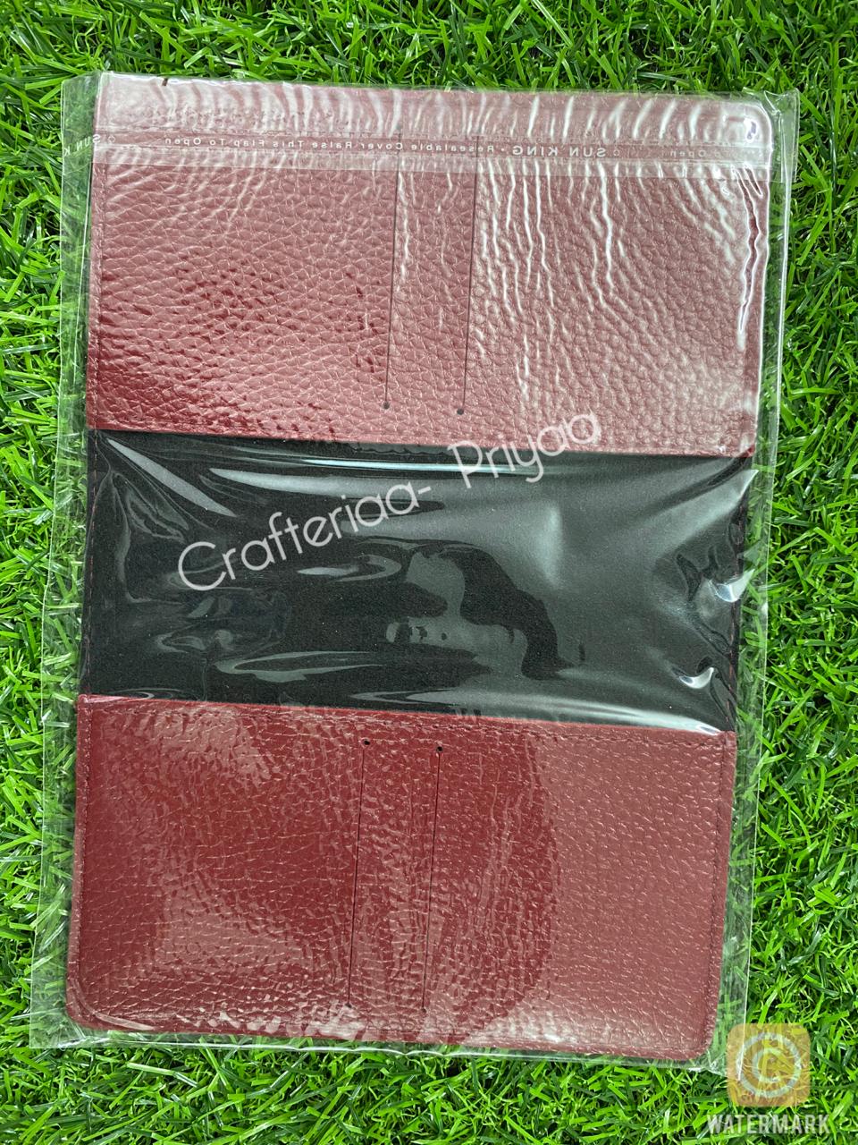 Passport Covers Set -1 Piece- Mahroon Wine