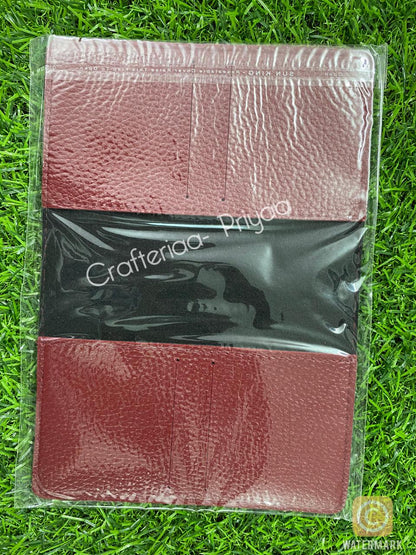 Passport Covers Set -1 Piece- Mahroon Wine