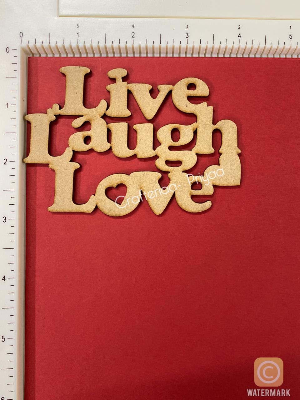 Live Laugh love-1 piece