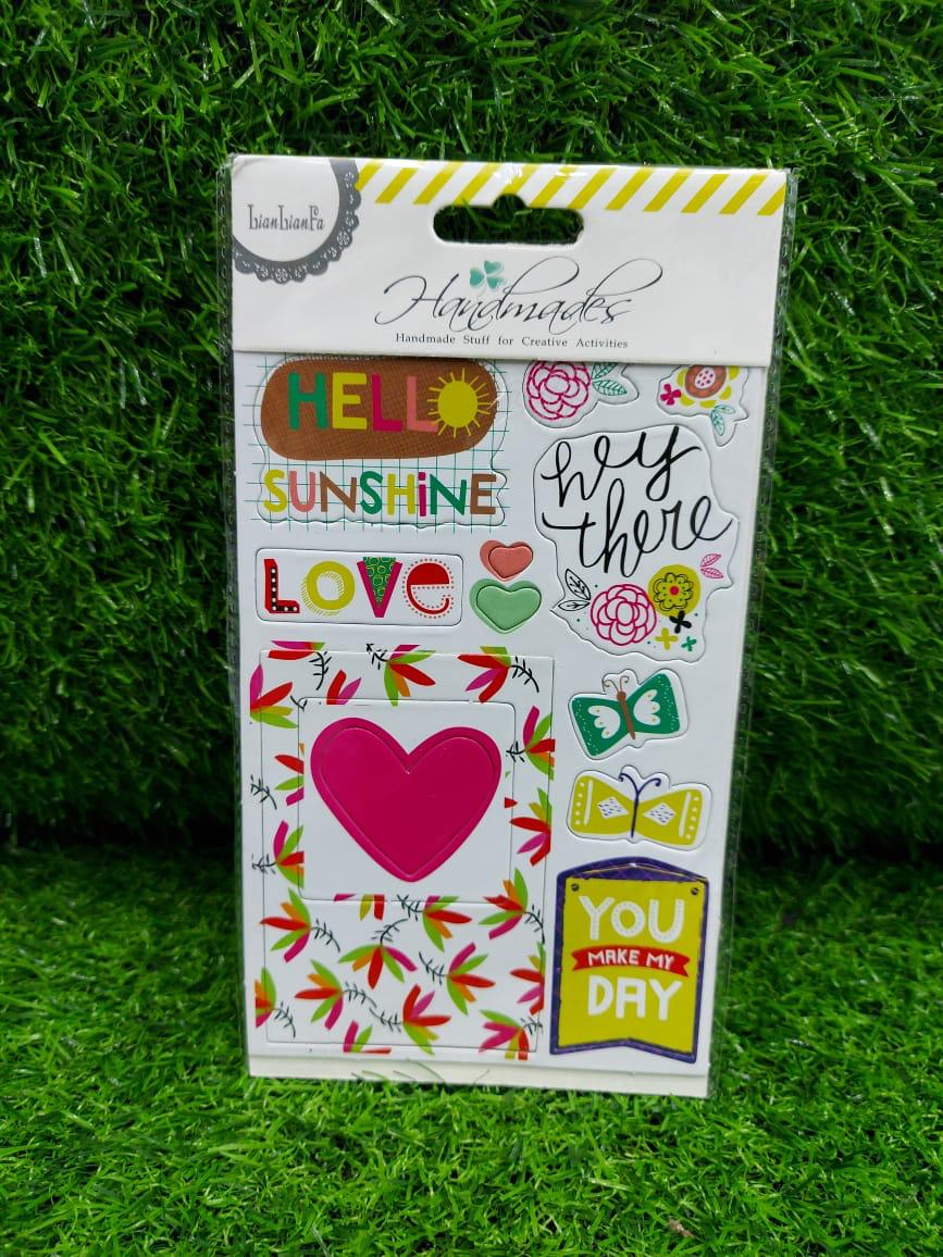 Sticker for Scrapbooking – hello sunshine