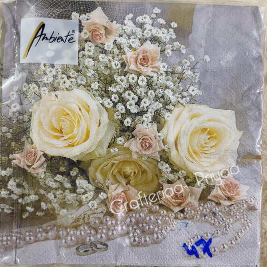 Decoupage Tissue- 4 Sheets – D47