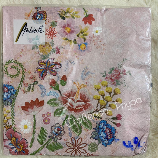 Decoupage Tissue- 5 Sheets – D49