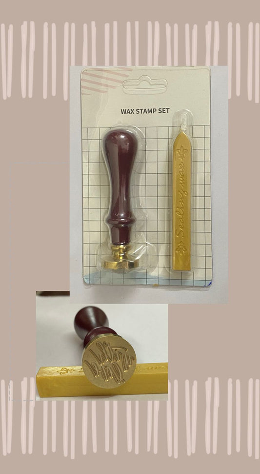 Wax Seal Stamp set design 13 - With Love