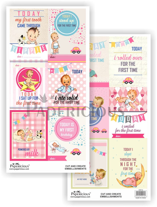 Cut and Create Embellishment Sheets -Little Ms Muffet