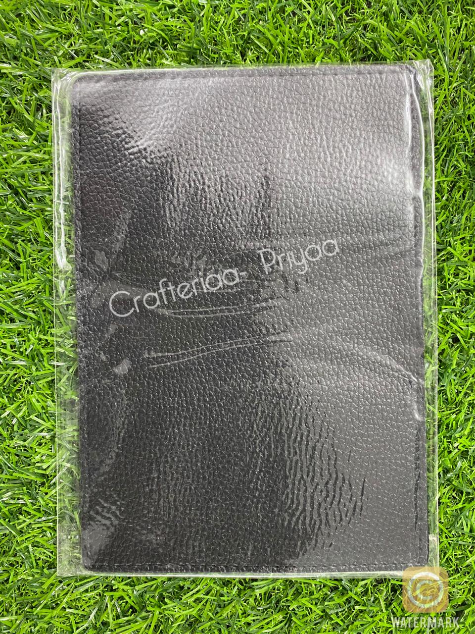 Passport Covers Set -1 Piece- Black