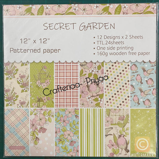 Secret Garden - 12x12 inch