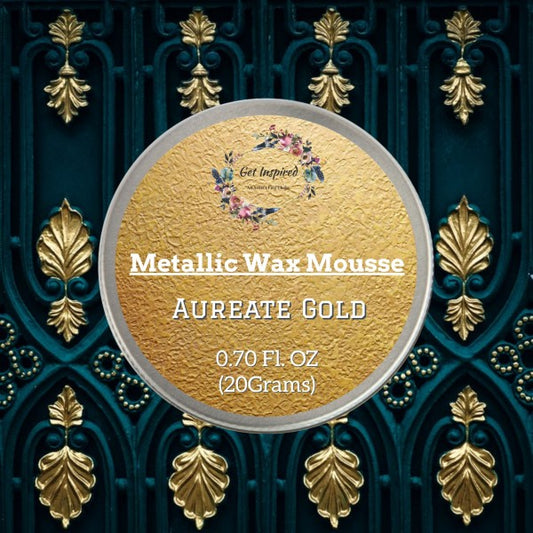 Aureate Gold Metallic Wax 20grams Tin