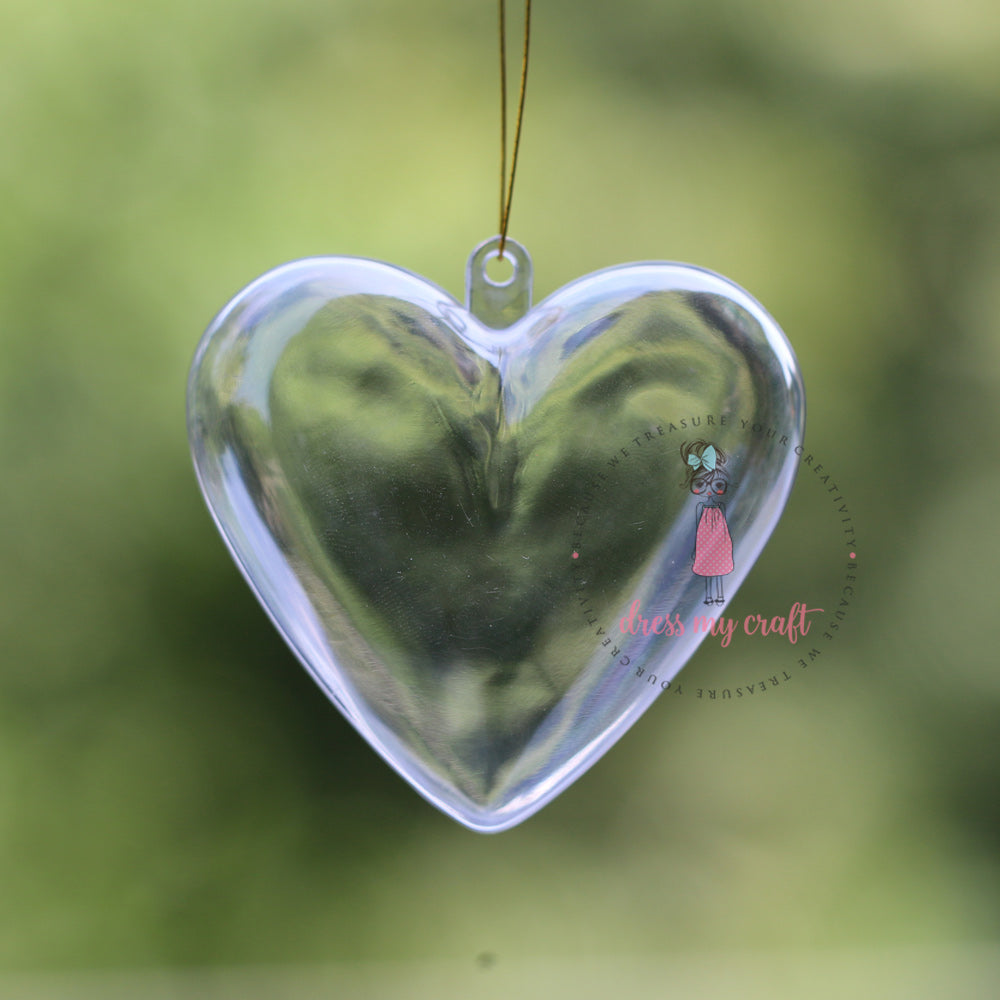 Heart Plastic Ball - 6.5 cm